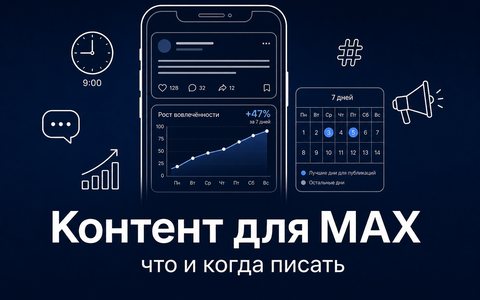 Контент для канала в MAX 2026