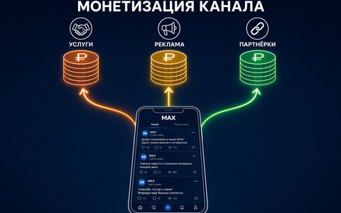 Монетизация канала в MAX 2026 — три способа и принцип «продукт окупает рекламу»