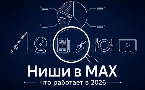 Ниши для канала в MAX 2026