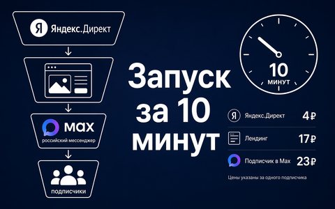 Реклама и продвижение MAX-канала через Яндекс Директ 2026